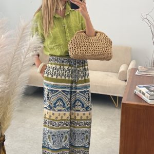 Pantalon Verde Cachemira