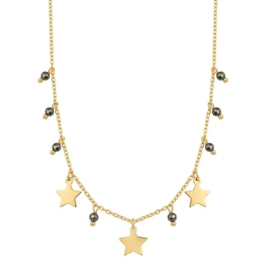 Collar Estrellas Piritas