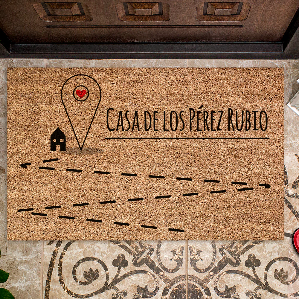 Felpudo personalizado Casa de los...Ubicación - Imagen 2