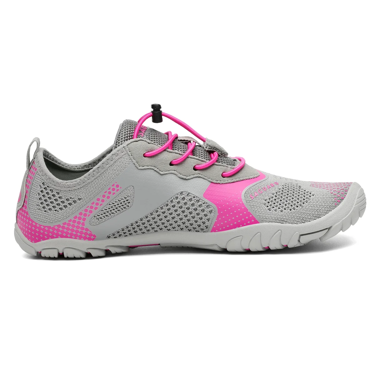 Dive IV - Gris y Rosado - Barefoot Watershoes - Imagen 4