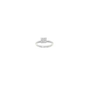 Anillos Oro Blanco Brillantes AN11977