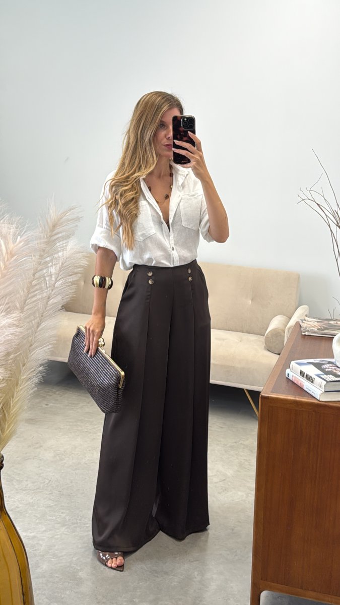 Pantalon Brown Saten - Imagen 2