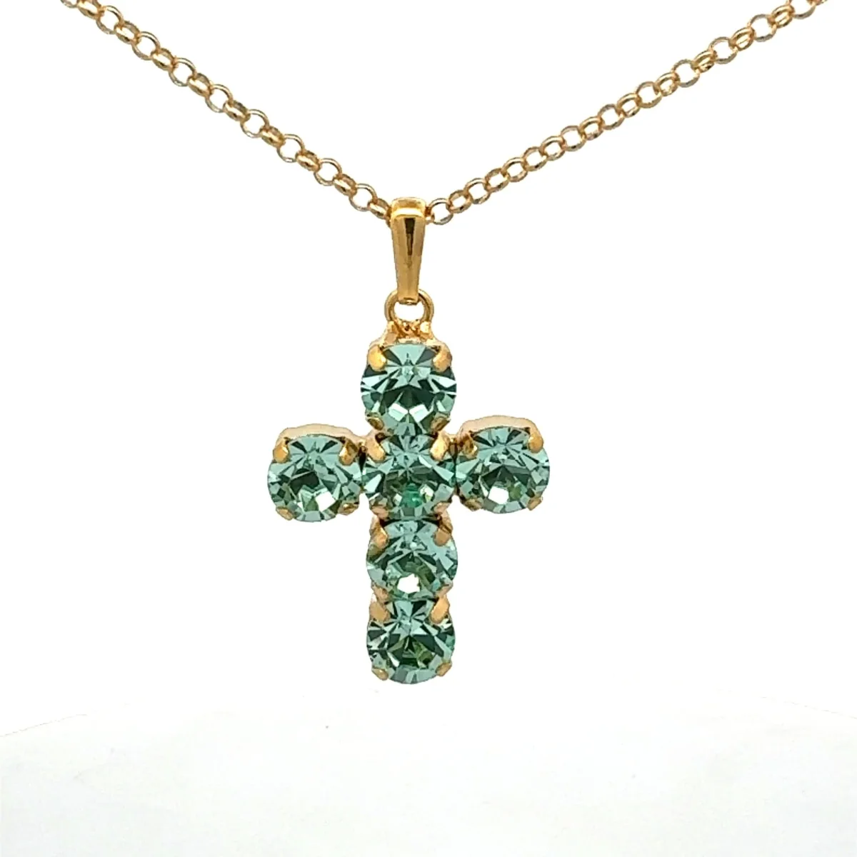 Collar Cruz Mediana Crisolito - Imagen 5