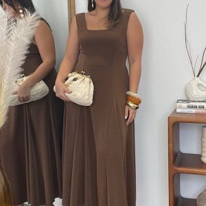 Vestido Marron Camille