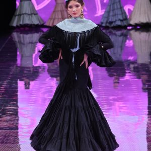 Traje Flamenca Teen Negro Canastero